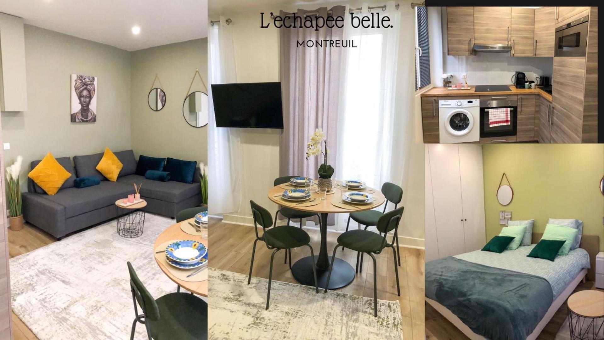 דירות מונטריי Lechappee Belle Metro 9 Wifi-Clim-Parking Free-Netflix מראה חיצוני תמונה